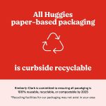 Scented Baby Wipes, Huggies Nourish Baby Diaper Wipes, 10 Push Button Packs (560 Wipes Total) - Image 8